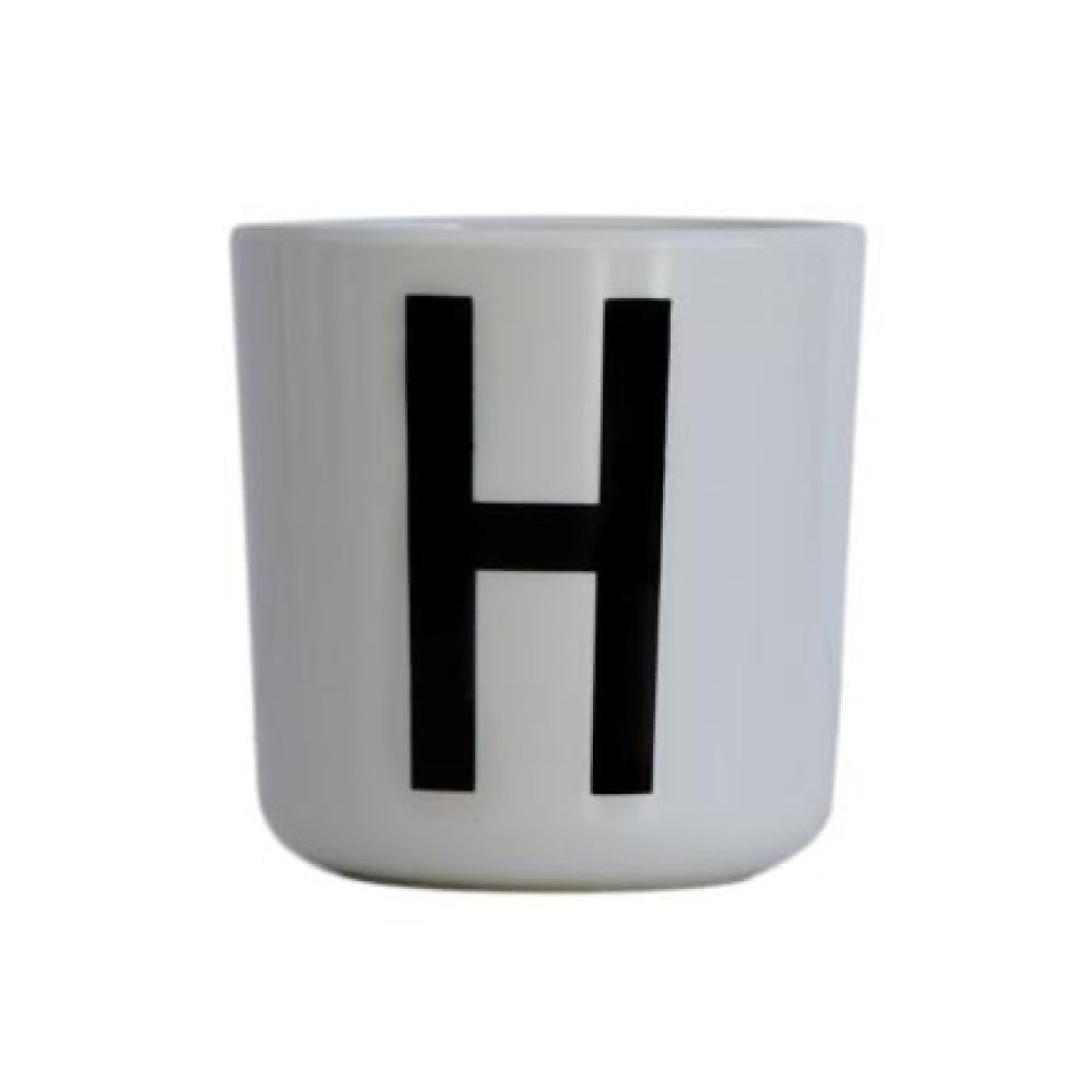 Design Letter Melamin Cup H