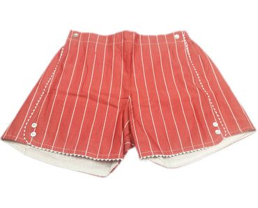 Boy Shorts - Red white - Laranjinha
