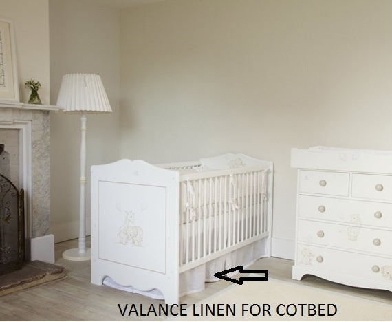 Valance Linen For Cotbed