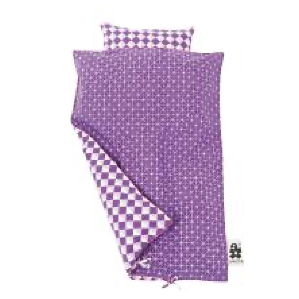 Bedding Linen Graphic Lilac
