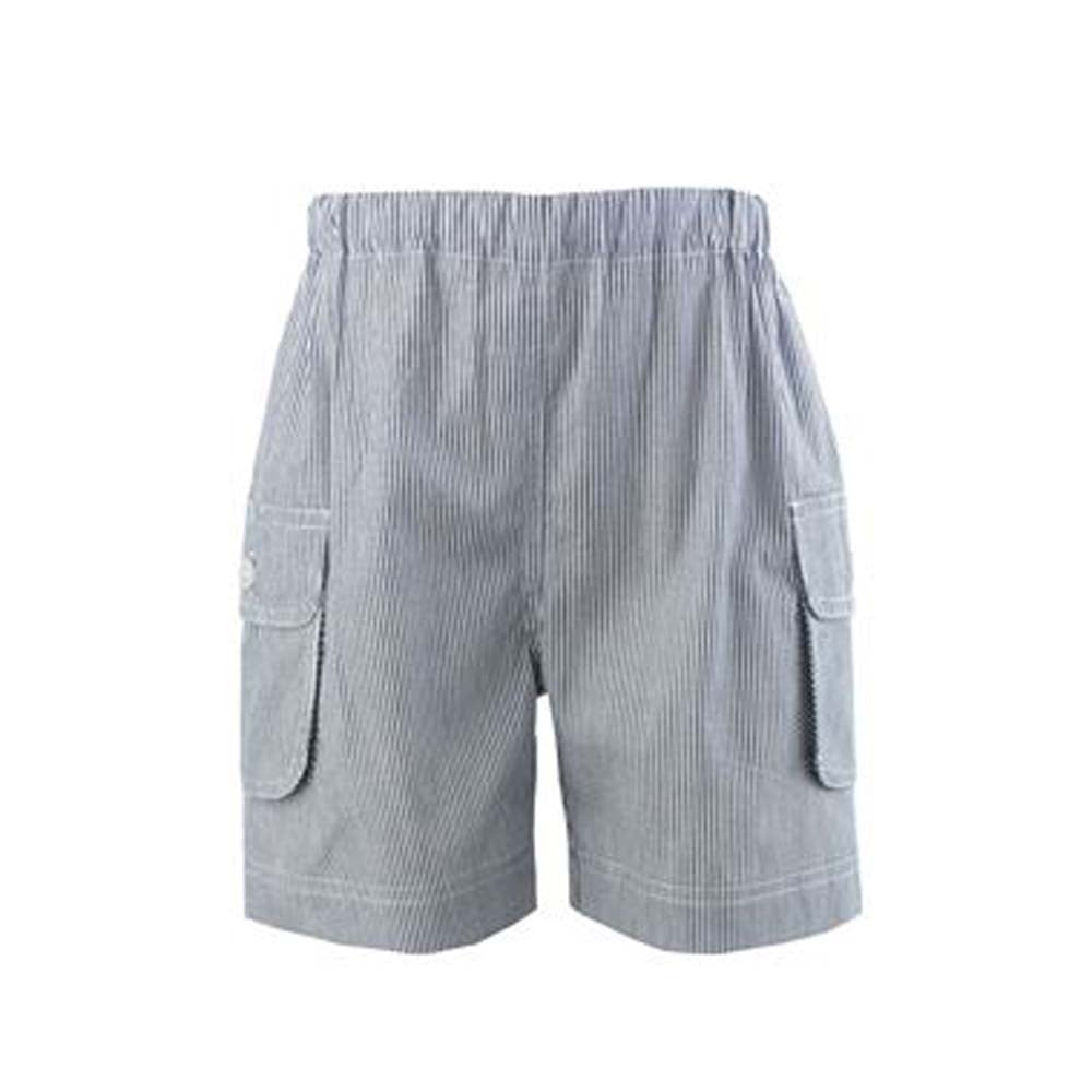 Stripped Pocket Shorts