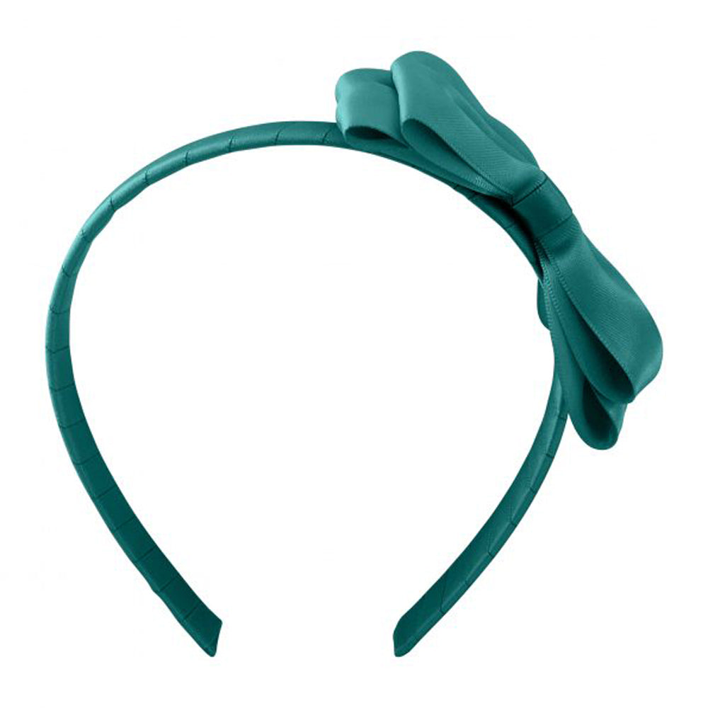 Large Double Bowtie – Hairband – Turquoise