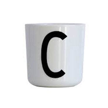 Design Letter Melamin Cup C