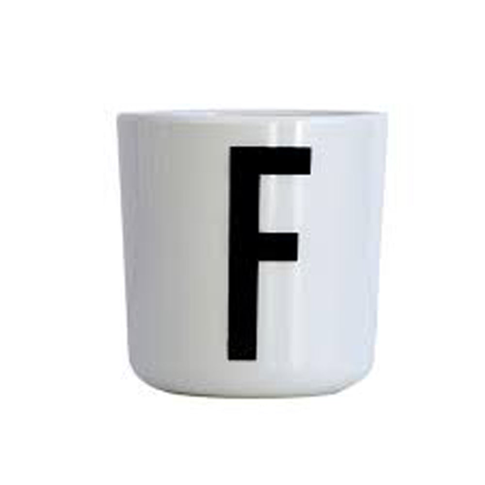 Design Letter Melamin Cup F