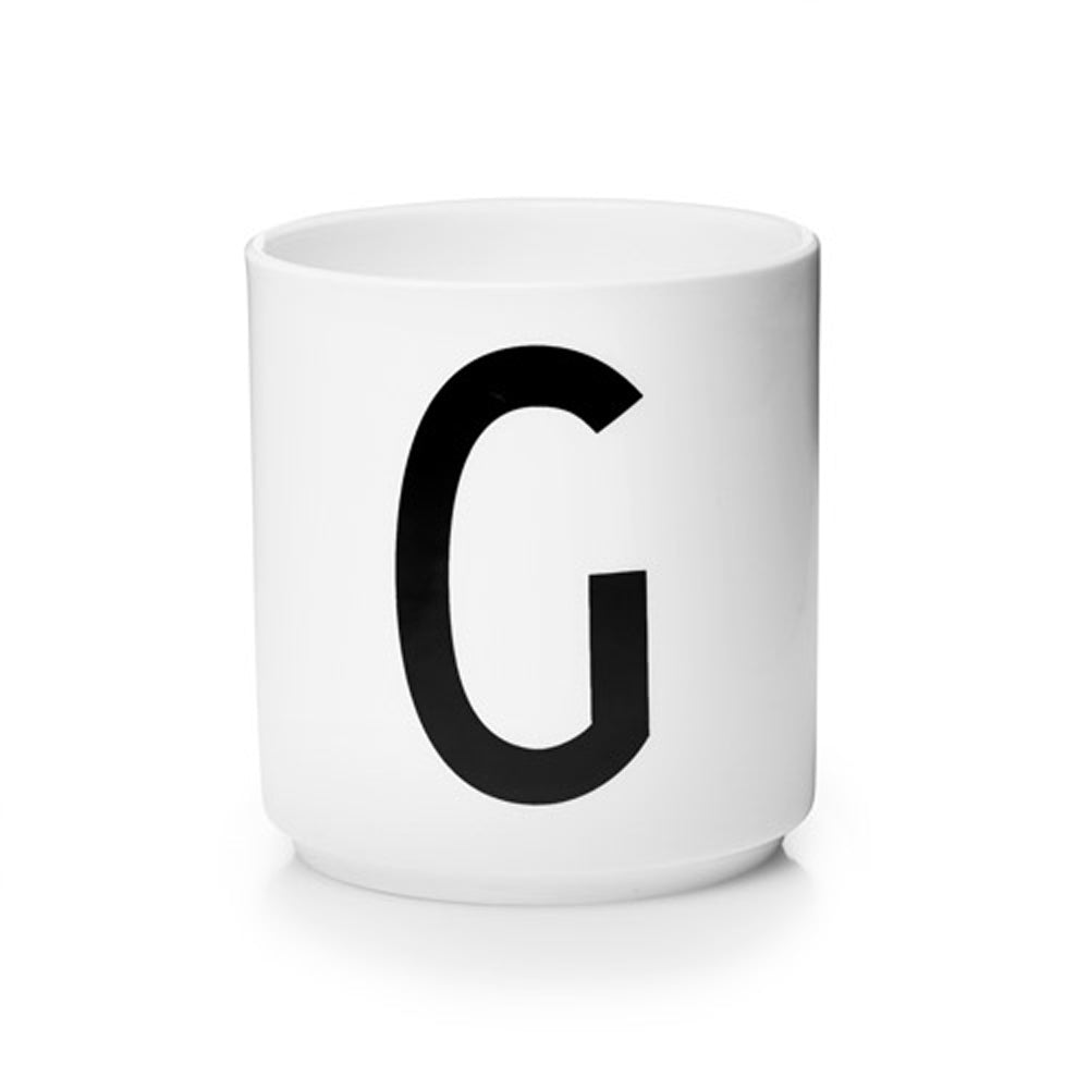 Design Letter Melamin Cup G