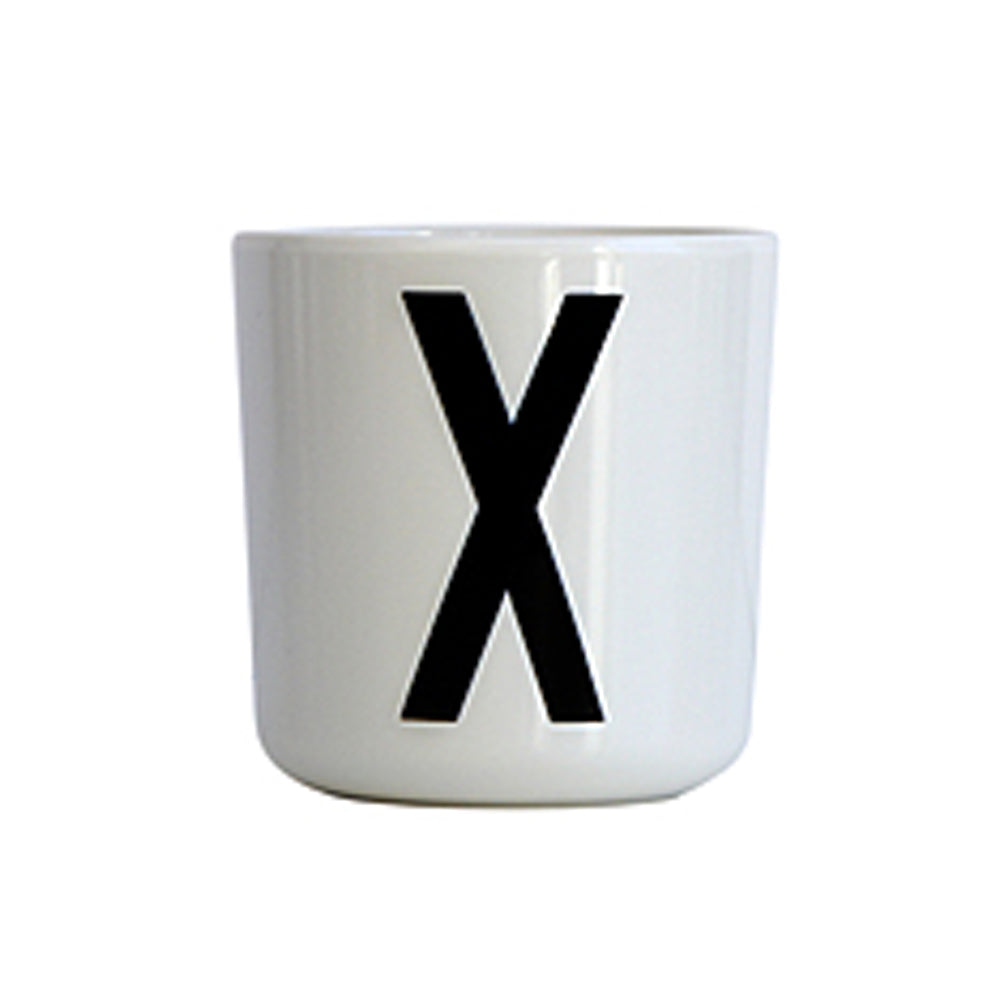 Design Letter Melamin Cup X