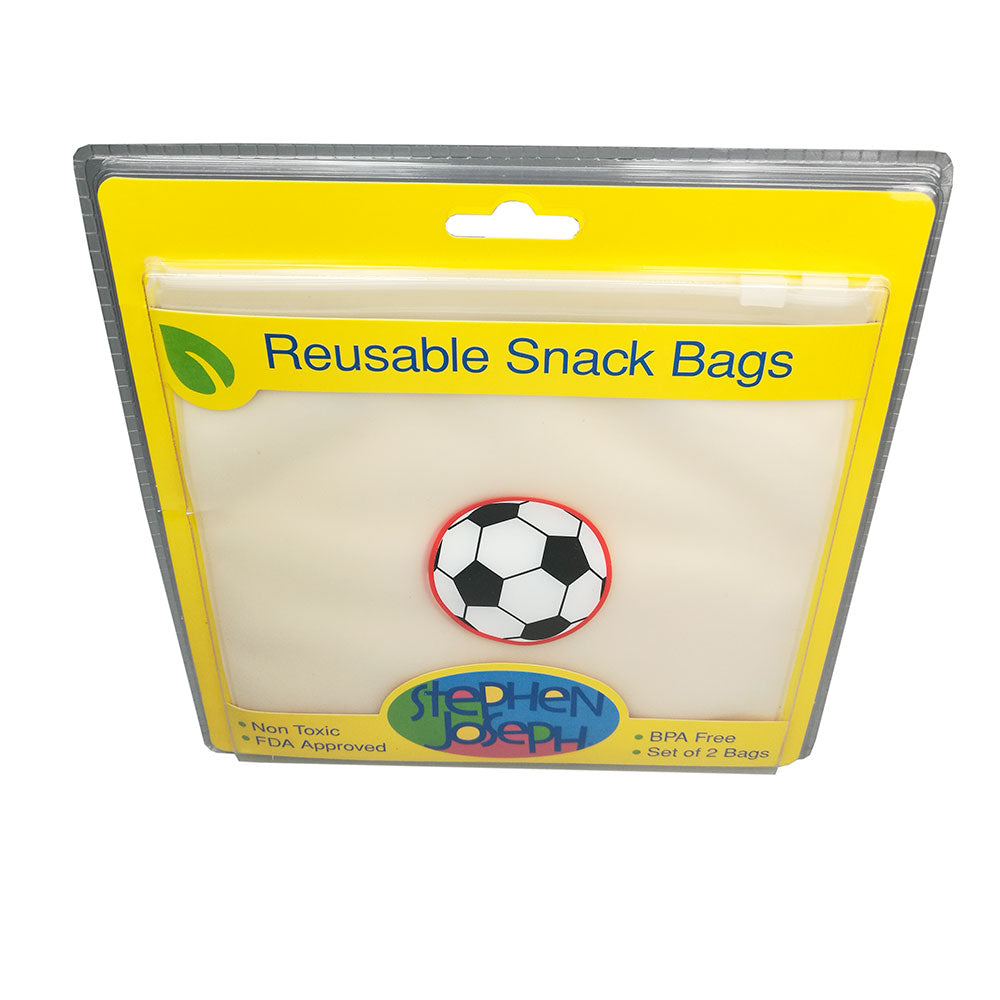 Reusable Snack Bag Soccer