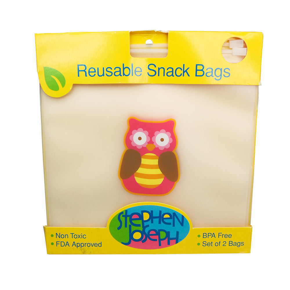 Reusable Snack Bag Owl