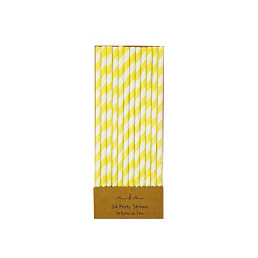 Yellow Paper Straw