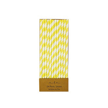 Yellow Paper Straw
