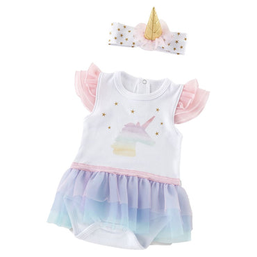 My First Unicorn Outfit with Headband-Baby Aspen